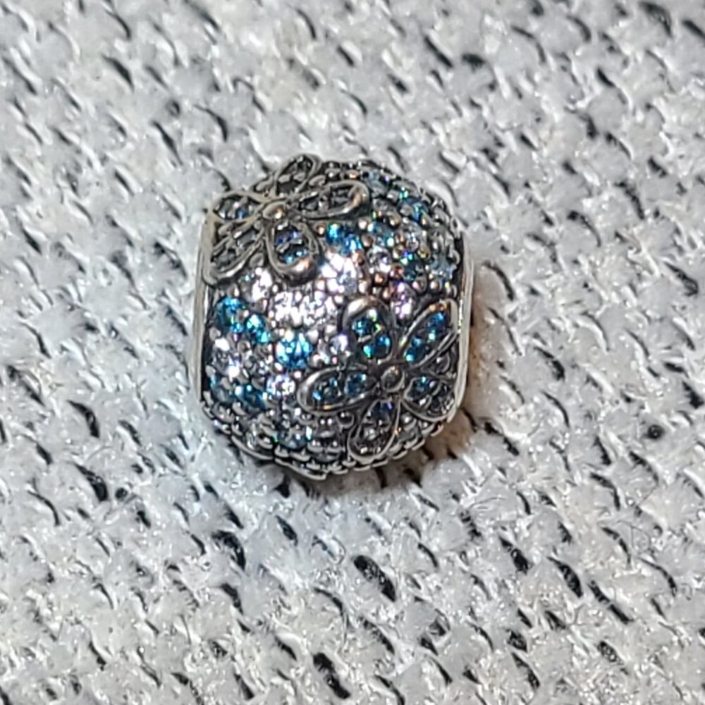 Cubic zirconia charm